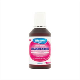 Wisdom 0.20% Chlorhexidine Original Alcohol-Free Mouthwash 6 x 300ml